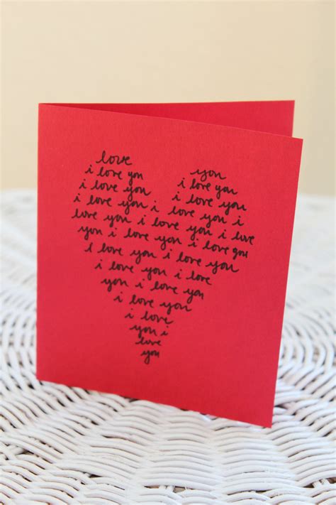 how to make a valentine card for my husband