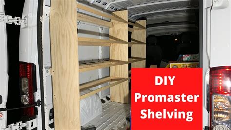 How To Make A Van Shelf