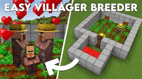 how to make a villager breeder in minecraft