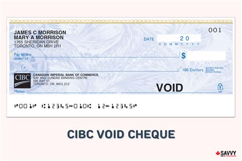how to make a void cheque cibc