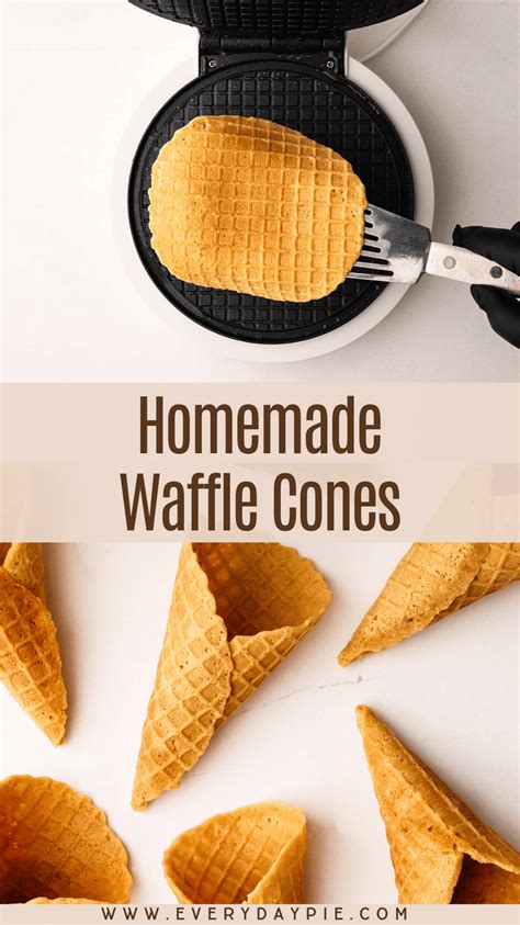 How To Make A Waffle Cone From Scratch