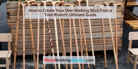 How To Make A Walking Stick From A Tree Branch