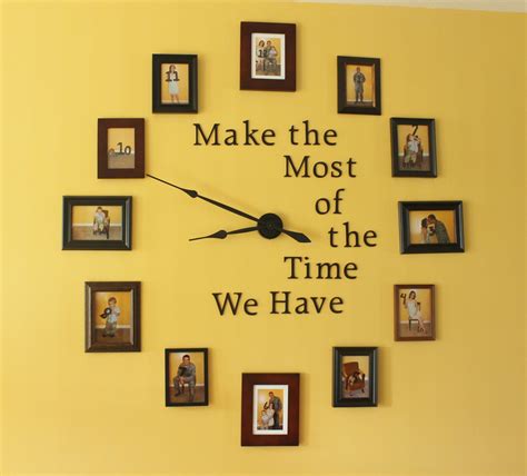 How To Make A Wall Clock With Picture Frames