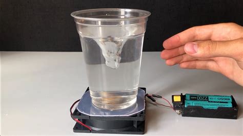 how to make a water tornado in a cup