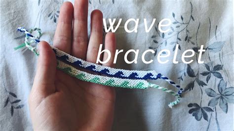 how to make a wave bracelet step by step