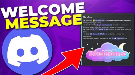 how to make a welcome message on discord with carl bot