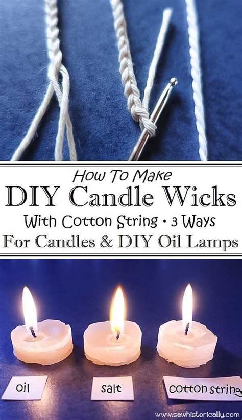 How To Make A Wick In A Candle Work