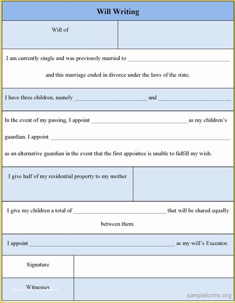 how to make a will for free