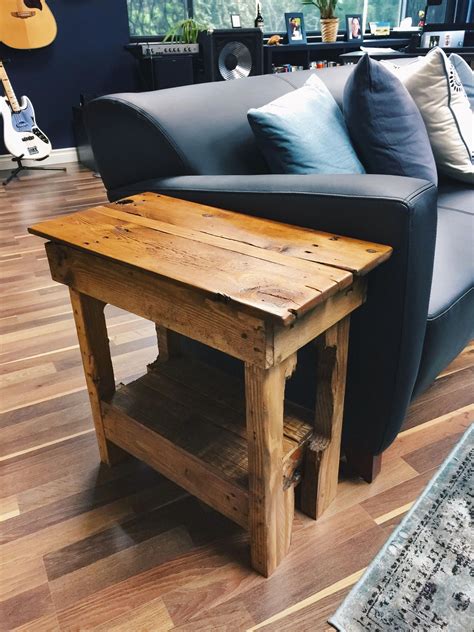 Arbor Exchange Reclaimed Wood Furniture Patchwork End Tables