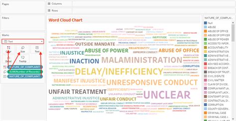 how to make a word cloud in tableau