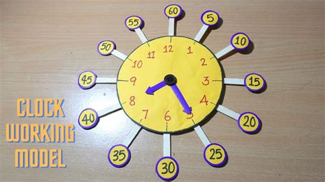 How To Make A Working Model Of Clock