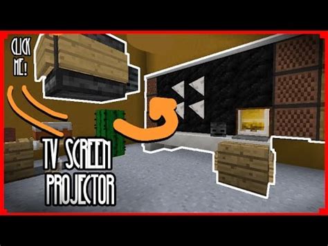 How To Make A Working Projector In Minecraft