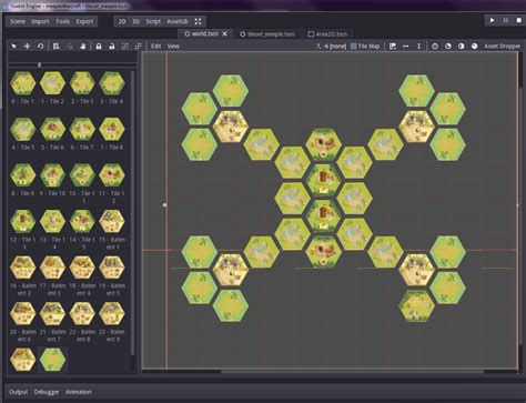 how to make a world map in godot