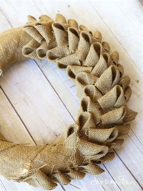 How To Make A Wreath Using Burlap