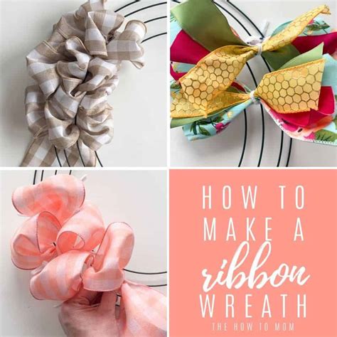 How To Make A Wreath Using Ribbon