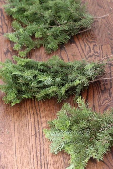 How To Make A Wreath With Leftover Christmas Tree Branches
