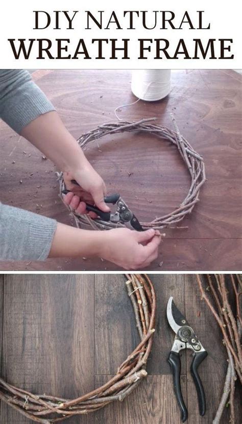 How To Make A Wreath With Real Branches