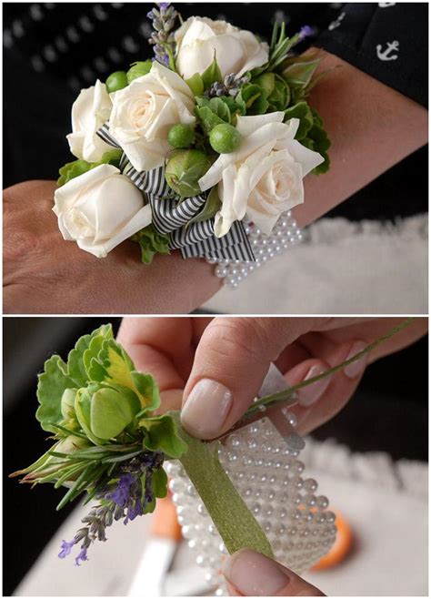 How To Make A Wrist Corsage Using Ribbon