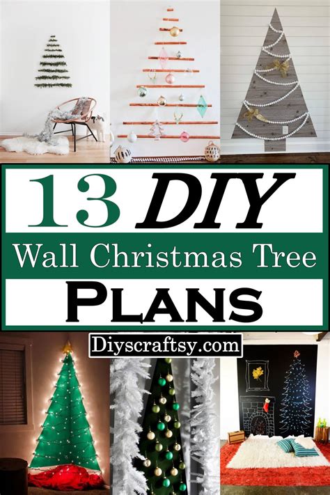 How To Make A Xmas Tree On The Wall