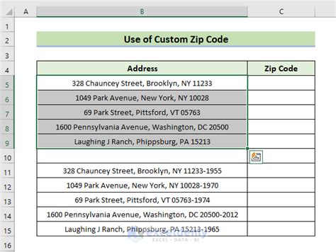 how to make a zip code