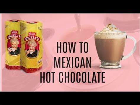 how to make abuelitas hot chocolate