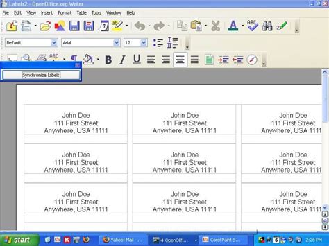 how to make address labels in word from excel spreadsheet