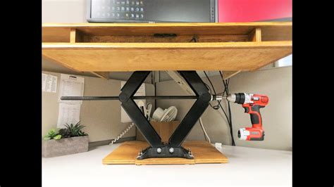 How To Make Adjustable Standing Desk