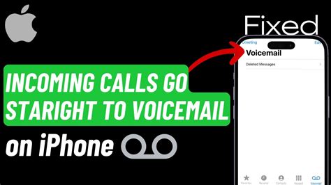 how to make all incoming calls go to voicemail iphone