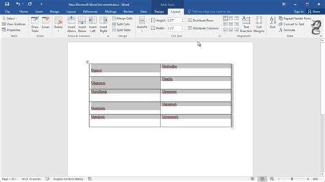 how to make all table rows the same height in google docs