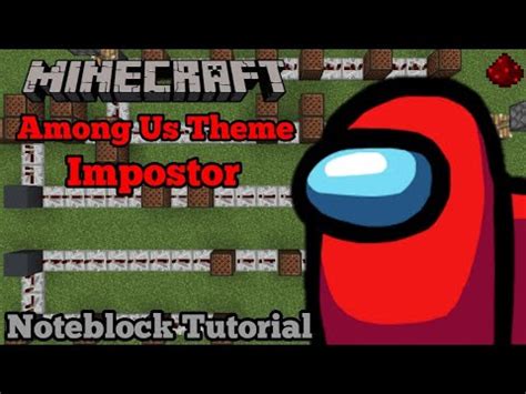 how to make among us theme song in minecraft