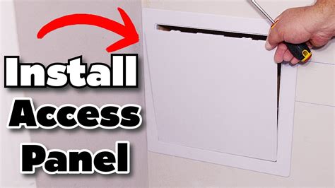how to make an access panel