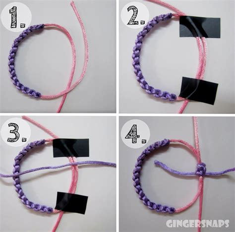 how to make an adjustable bracelet with string