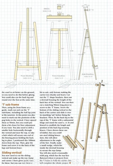 How To Make An Adjustable Table Easel
