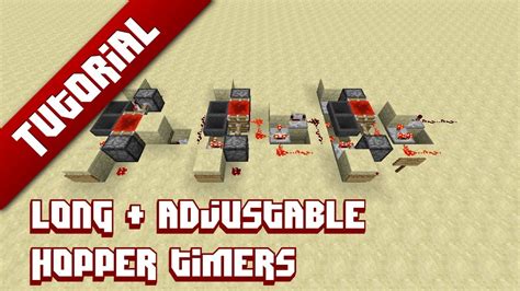 How To Make An Adjustable Timer In Minecraft