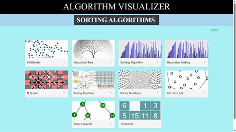 how to make an algorithm visualizer