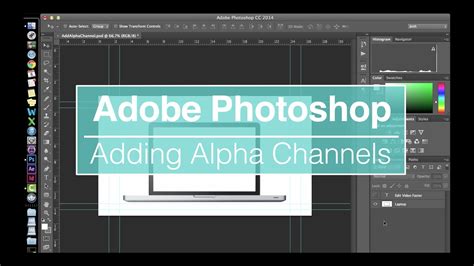 how to make an alpha image in photoshop