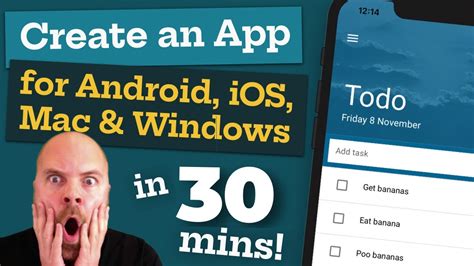 how to make an application for android and ios
