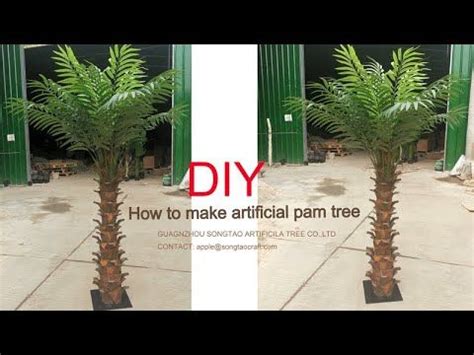 How To Make An Artificial Palm Tree