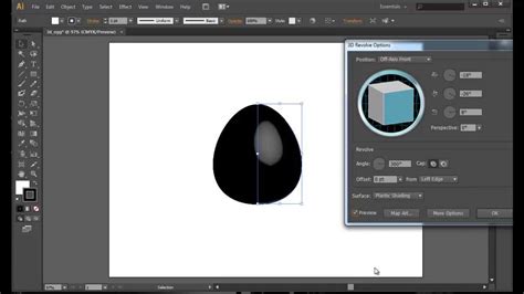 how to make an egg shape in illustrator
