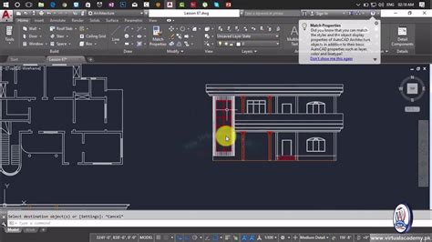 how to make an elevation in autocad