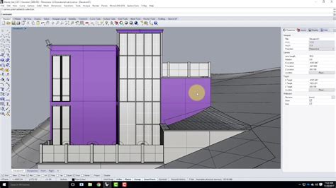 how to make an elevation in rhino