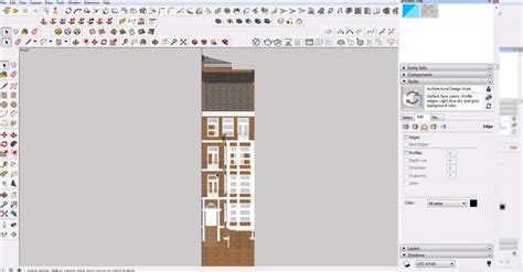 how to make an elevation in sketchup