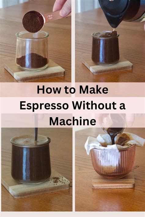 How To Make An Espresso Without Machine