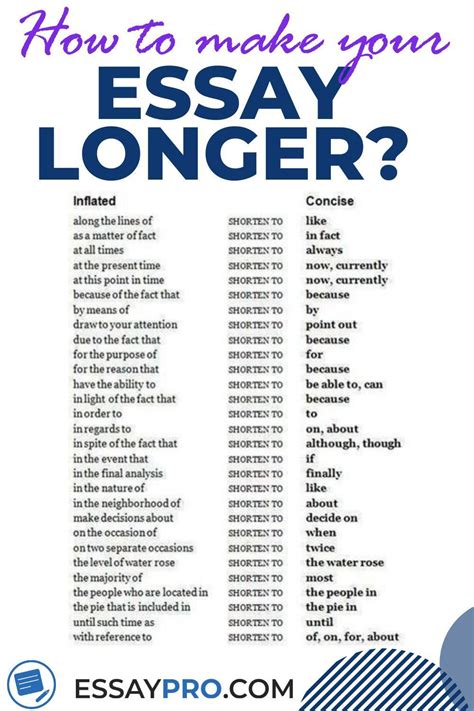how to make an essay longer