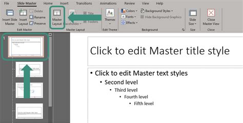 how to make an existing slide a master slide in powerpoint