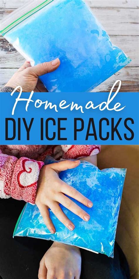 How To Make An Ice Pack With Ice Cubes