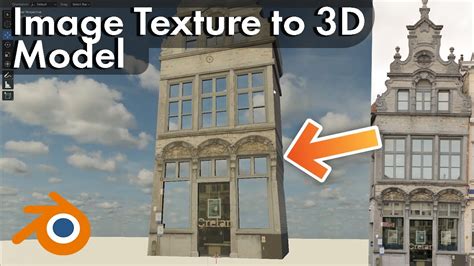 how to make an image into a 3d model in blender