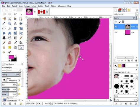 how to make an image less pixelated in gimp