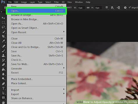 how to make an image more opaque in photoshop