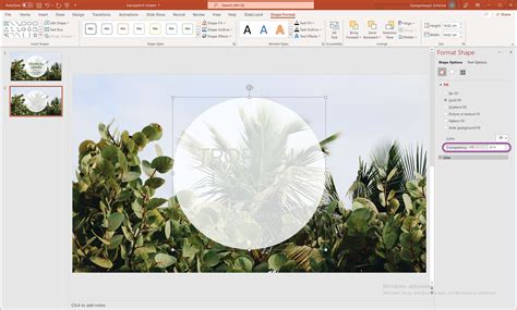 how to make an image more transparent in powerpoint
